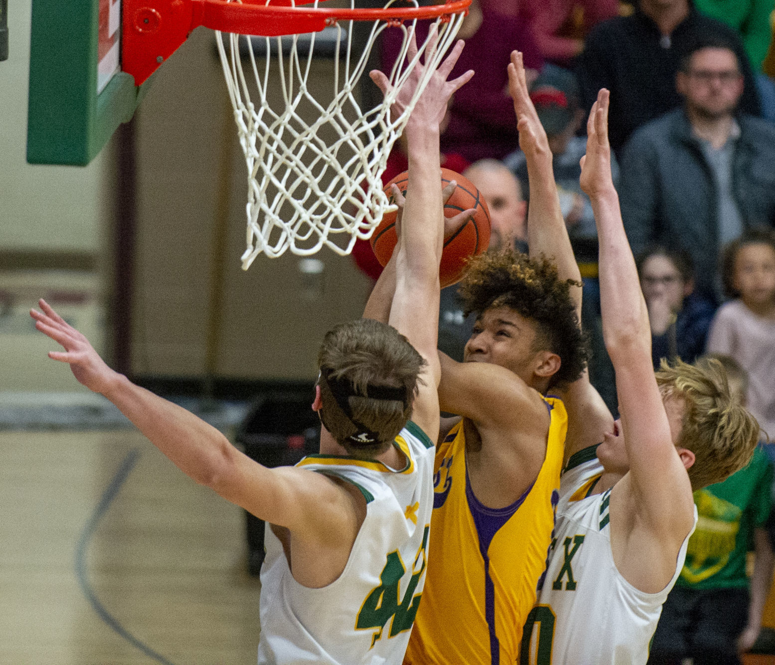 Bellevue West vs. Lincoln Pius X Basketball, 1.16